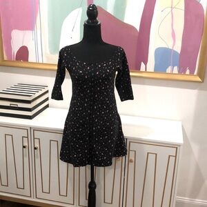 Betsey Johnson Size L 3/4 sleeve Minidress